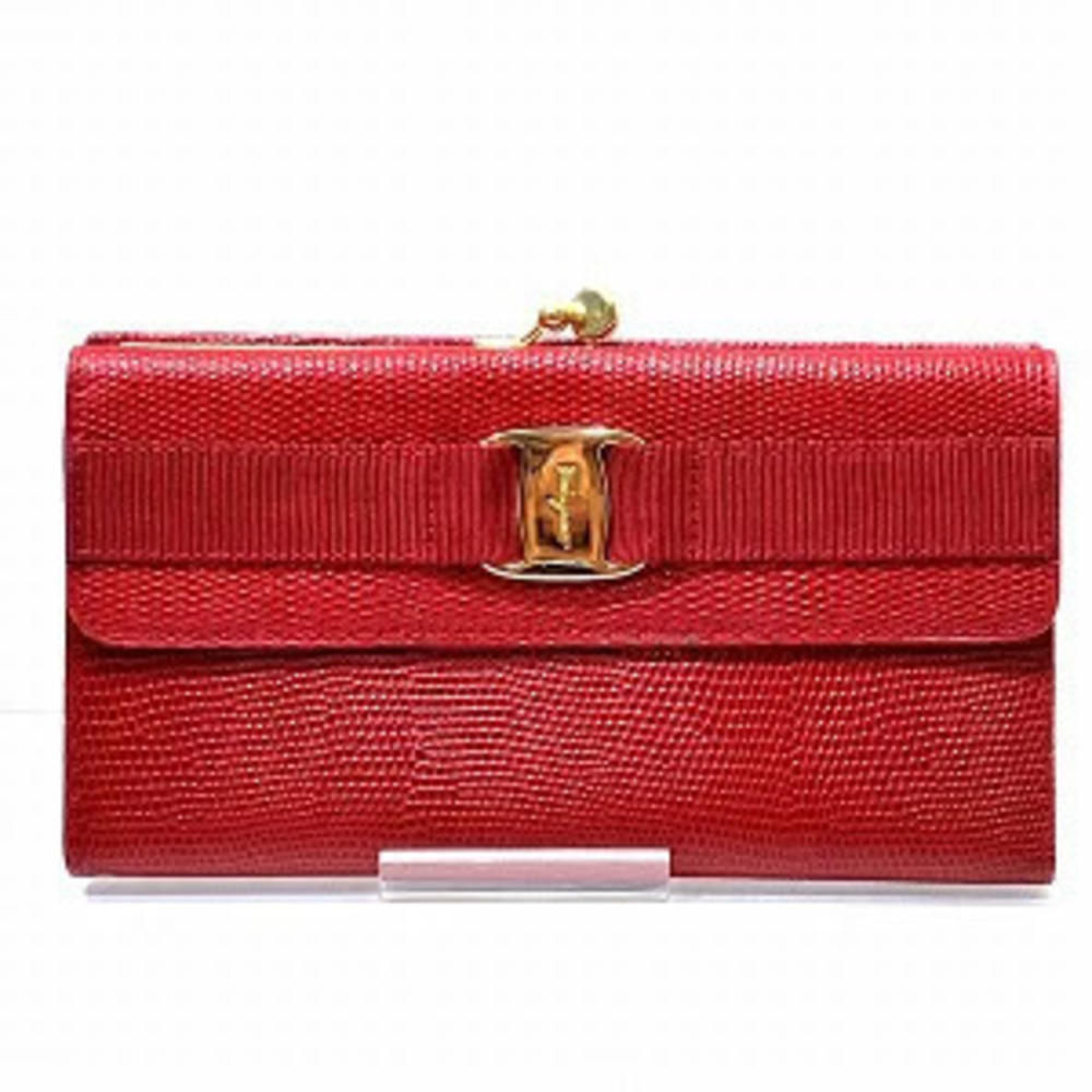 Salvatore Ferragamo Vara coin purse long wallet tri fold